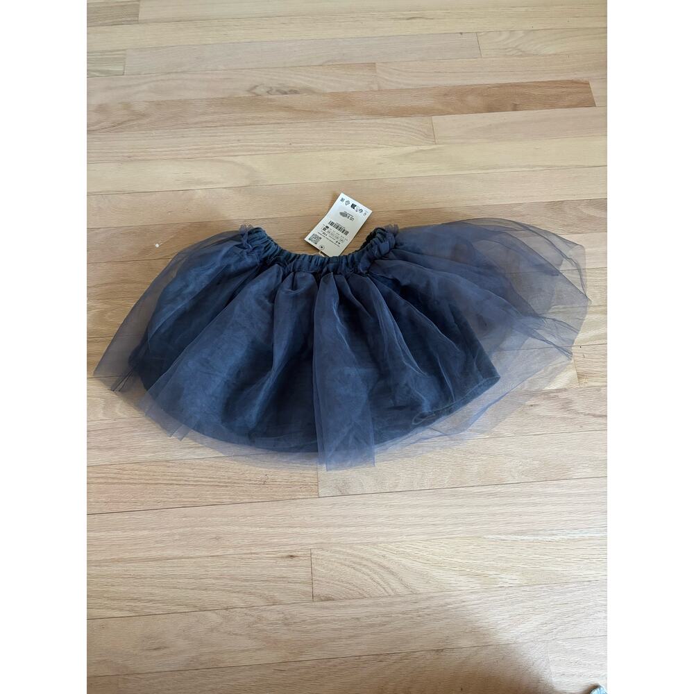 NWT Zara Tutu Skirt Gray 4-5T